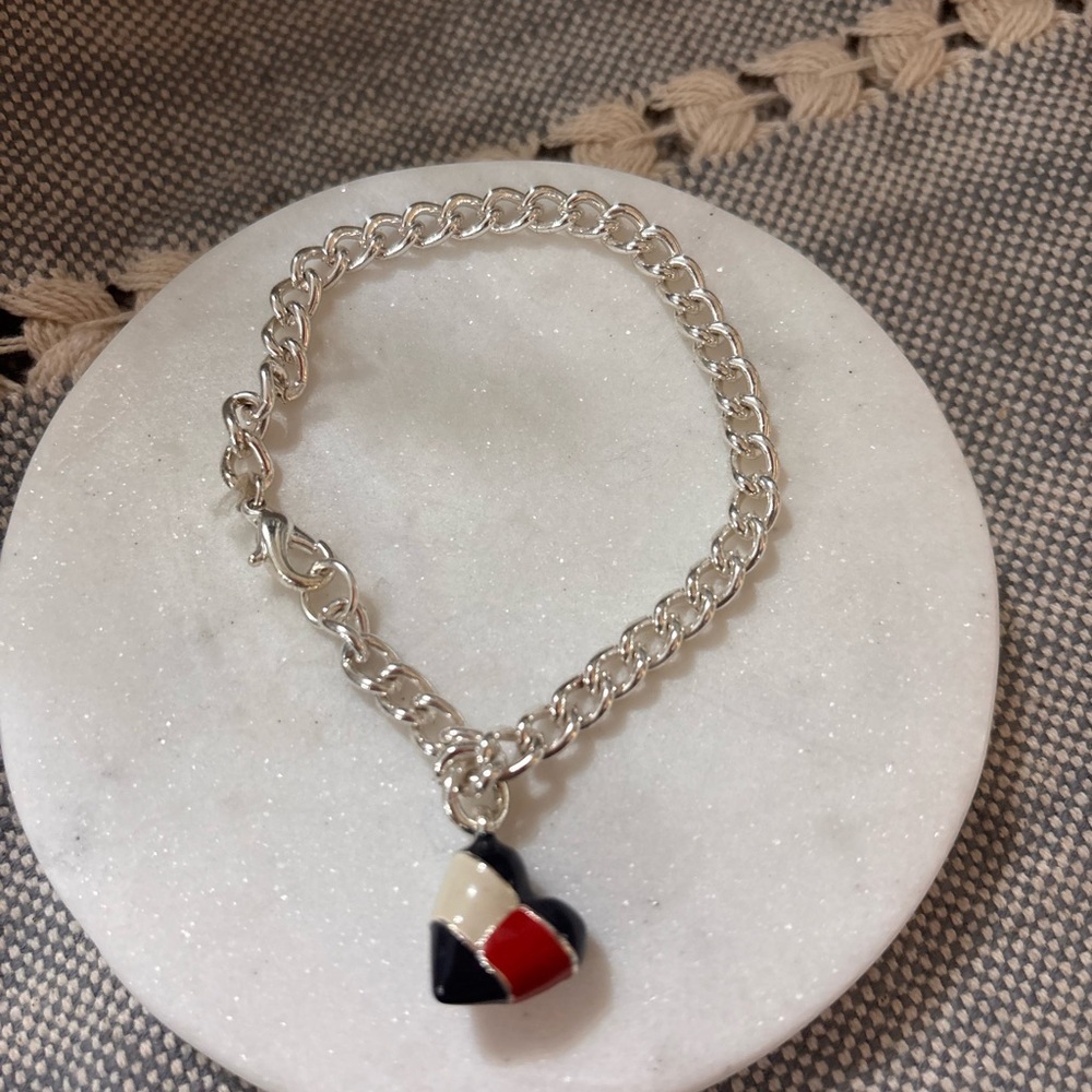 Hilfiger Heart Charm Bracelet